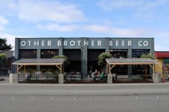 Other Brother Beer Co Brewery Front Image on a Summer Day with Patrons Drinking Beer